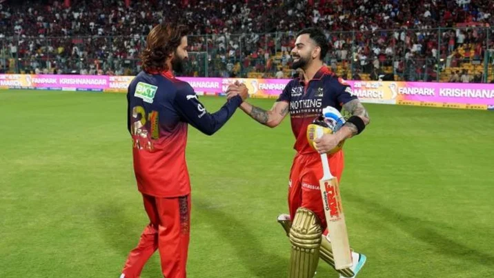 Virat Kohli and Rajat Patidar