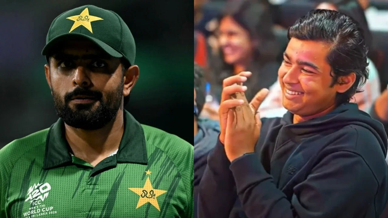 Babar Azam and Vaibhav Sooryavanshi