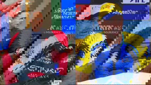 Michael Vaughan and CSK coach Stephen Fleming