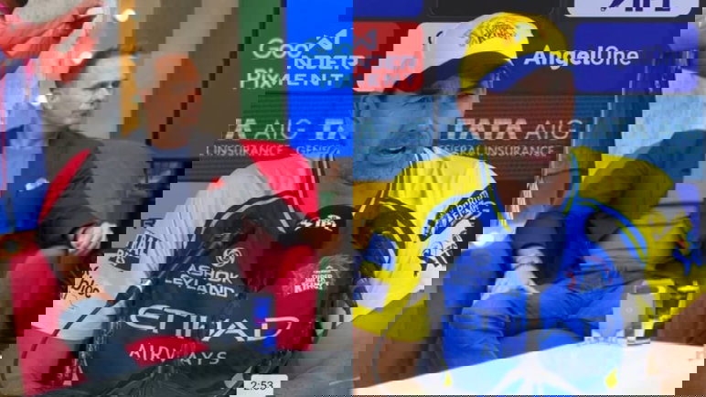 Michael Vaughan and CSK coach Stephen Fleming