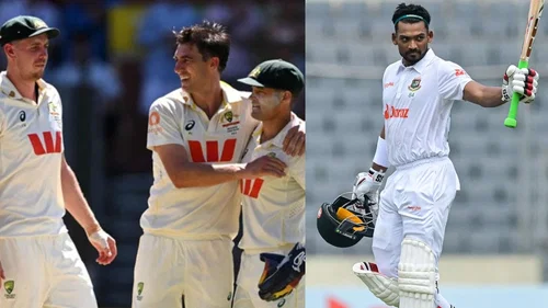 Najmul Hossain Shanto reacts to Australia