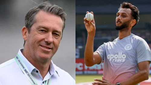 Glenn McGrath and Prasidh Krishna.