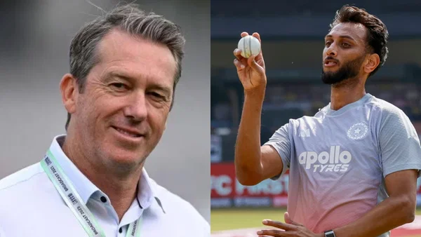 Glenn McGrath and Prasidh Krishna.