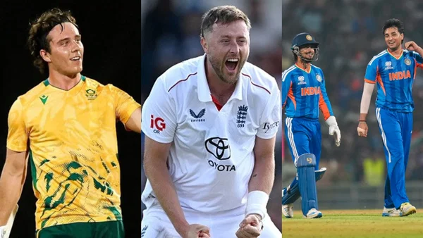 Ollie Robinson breaks into top 5 in ICC Test Rankings; Dewald Brevis challenges Abhishek Sharma, Ishan Kishan