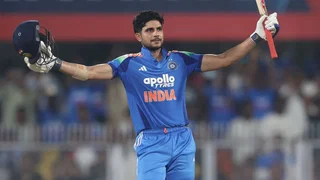 Shubman Gill hits double ton