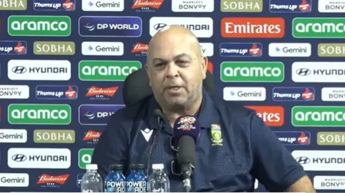 South Africa coach Shukri Conrad