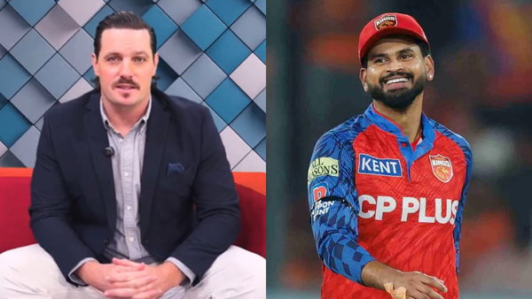 Mitchell McClenaghan and Shreyas Iyer