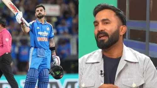 Virat Kohli and Dinesh Karthik