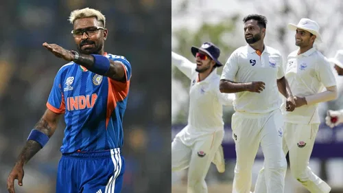 Hardik Pandya and Auqib Nabi