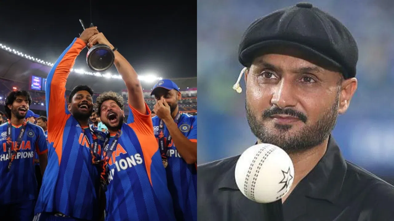 Team India and Harbhajan Singh