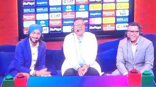 Harbhajan Singh loses cool