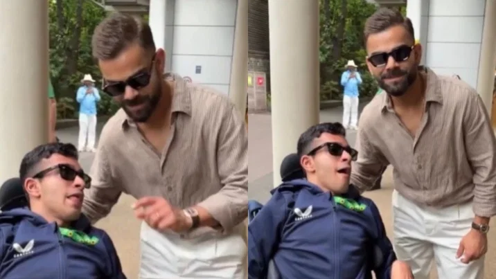 Virat Kohli with Pakistani fan