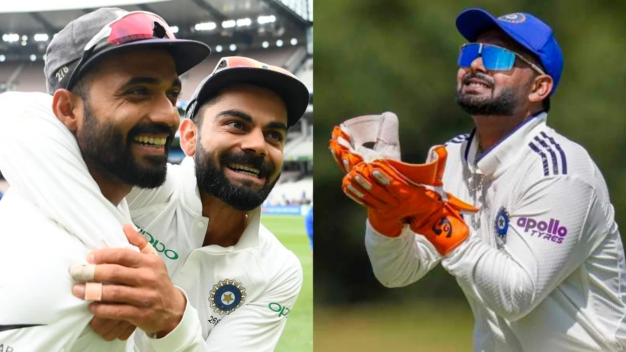 Virat Kohli and Rishabh Pant share heartfelt tributes after Ajinkya Rahanes retirement