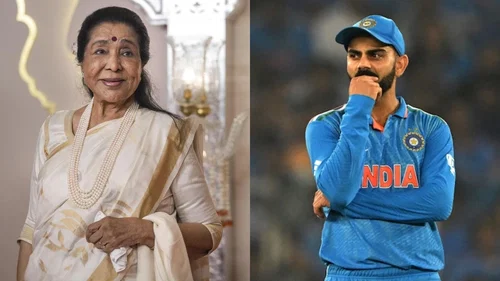Virat Kohli pays emotional tribute to Asha Bhosle
