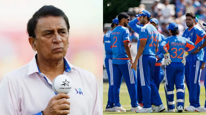 Sunil Gavaskar and Team India