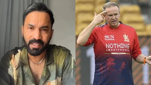 Dinesh Karthik and Andy Flower