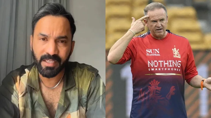 Dinesh Karthik and Andy Flower