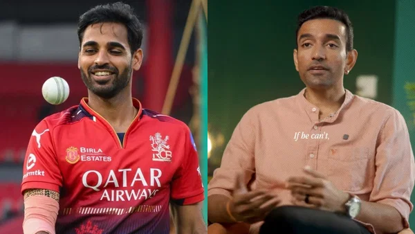 Bhuvneshwar Kumar and Robin Uthappa