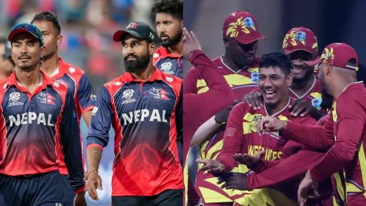 West Indies vs Nepal at T20 World Cup