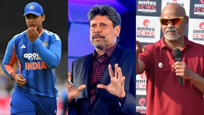 Vaibhav Sooryavanshi, Kapil Dev and Vinod Kambli