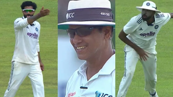 Ravindra Jadeja, Ahsan Raza and Mohammed Siraj