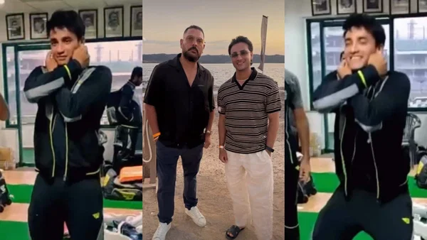 Yuvraj Singh and Abhishek Sharma