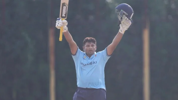 Sarfaraz Khan smashes List-A record