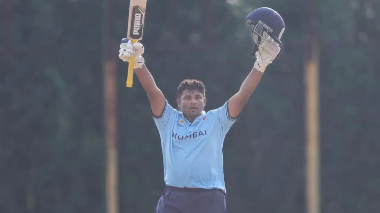 Sarfaraz Khan smashes List-A record