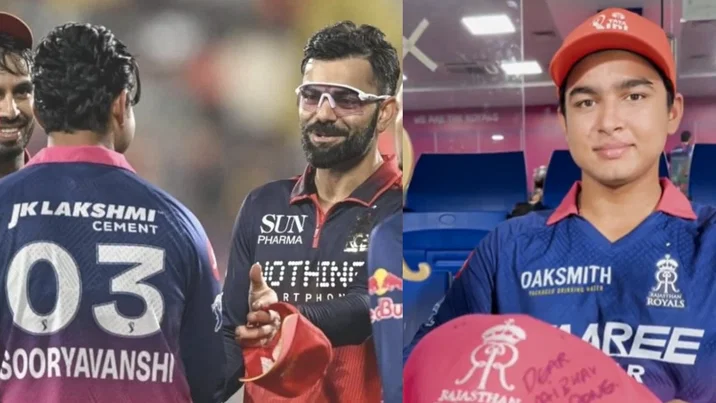 Vaibhav Sooryavanshi and Virat Kohli