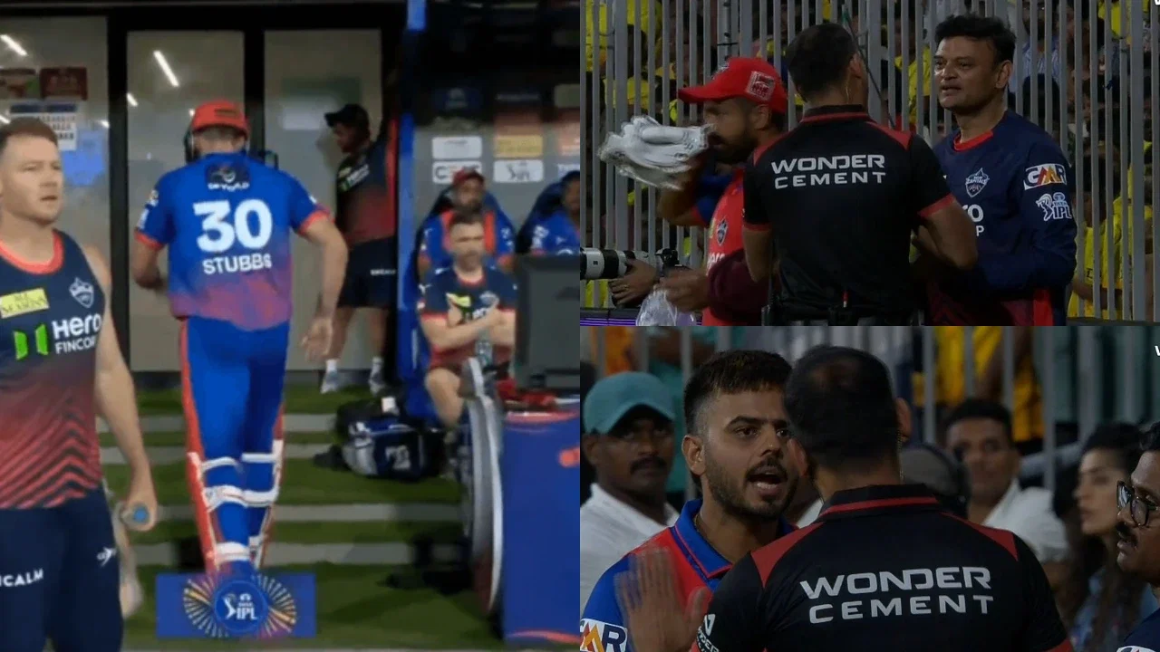 Tristan Stubbs&rsquo; rage goes viral as umpire call leaves Nitish Rana, Hemang Badani furious in CSK vs DC clash