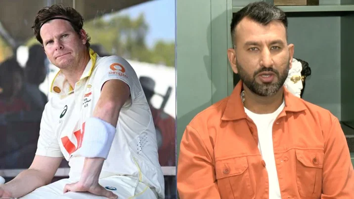 Steve Smith and Cheteshwar Pujara