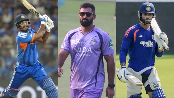 Sanju Samson, Abhishek Nayar and Abhishek Nayar