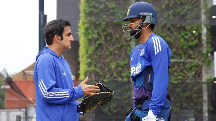 Gautam Gambhir And Shreyas Iyer