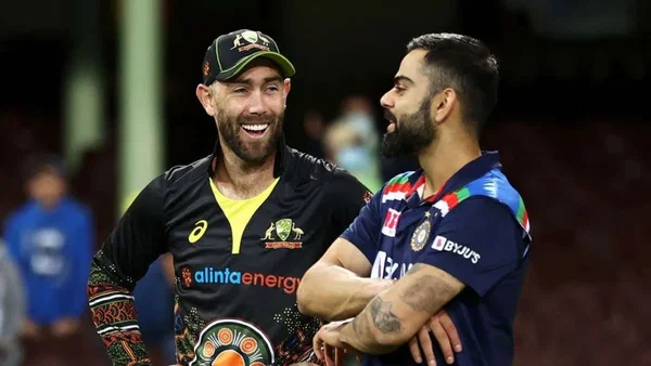 Glenn Maxwell and Virat Kohli