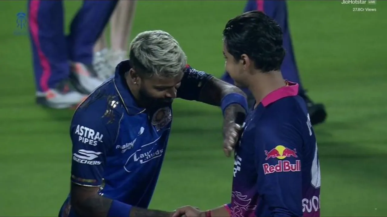 Quite fascinating - Hardik Pandya in awe of Vaibhav Sooryavanshi after RR’s win over MI Quite fascinating - Hardik Pandya in awe of Vaibhav Sooryavanshi after RR’s win over MI