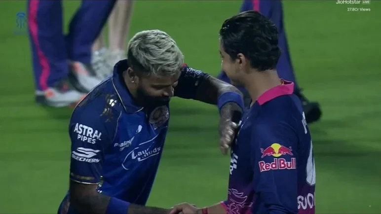 Hardik Pandya And Vaibhav Sooryavanshi