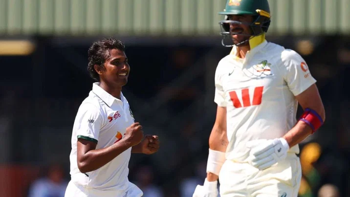 Hasan Mahmud 6 Wickets Vs Australia In 1st Test