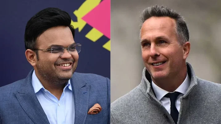 ICC Chairman Jay Shah And Michael Vaughan