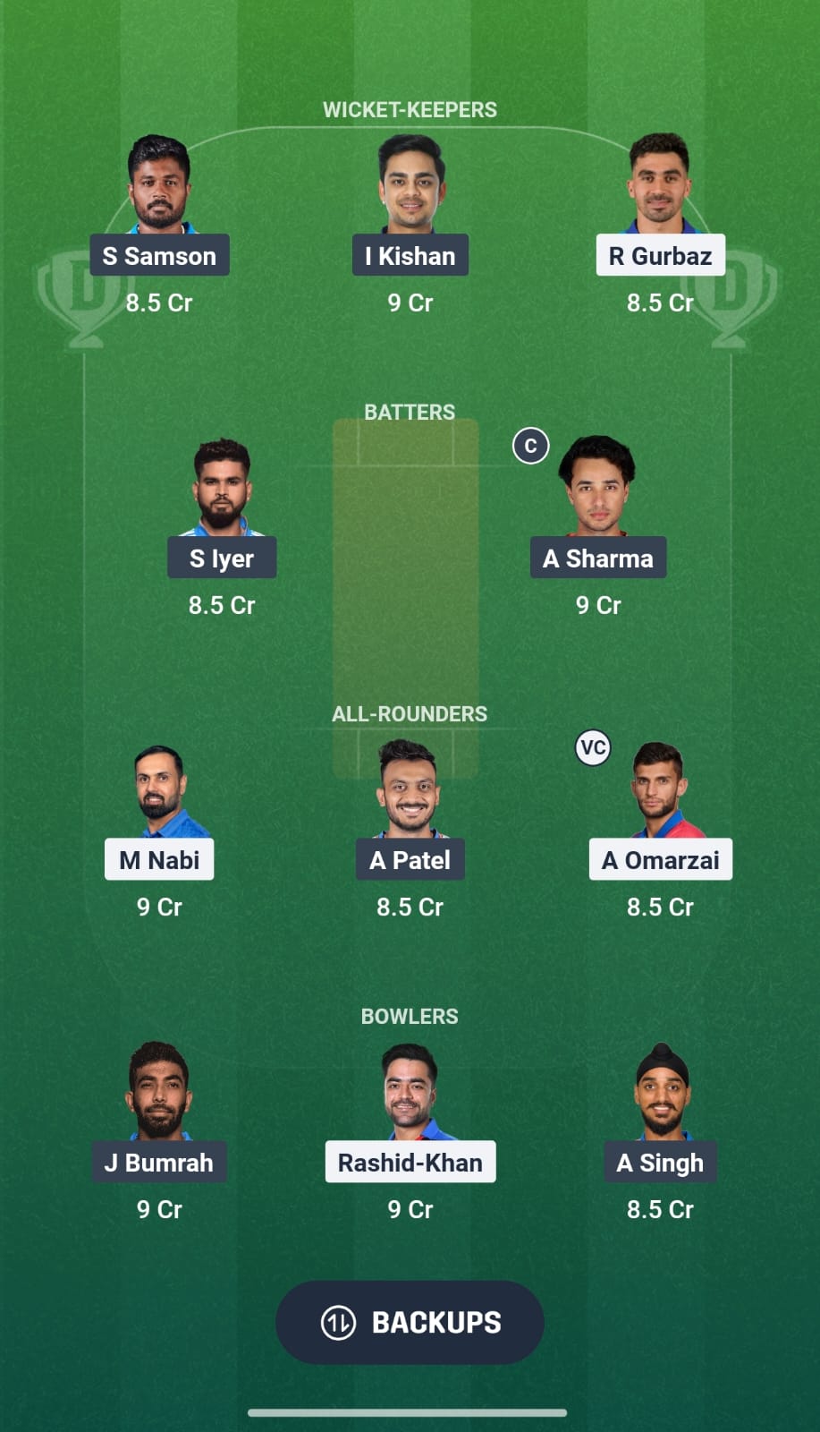 IND Vs AFG