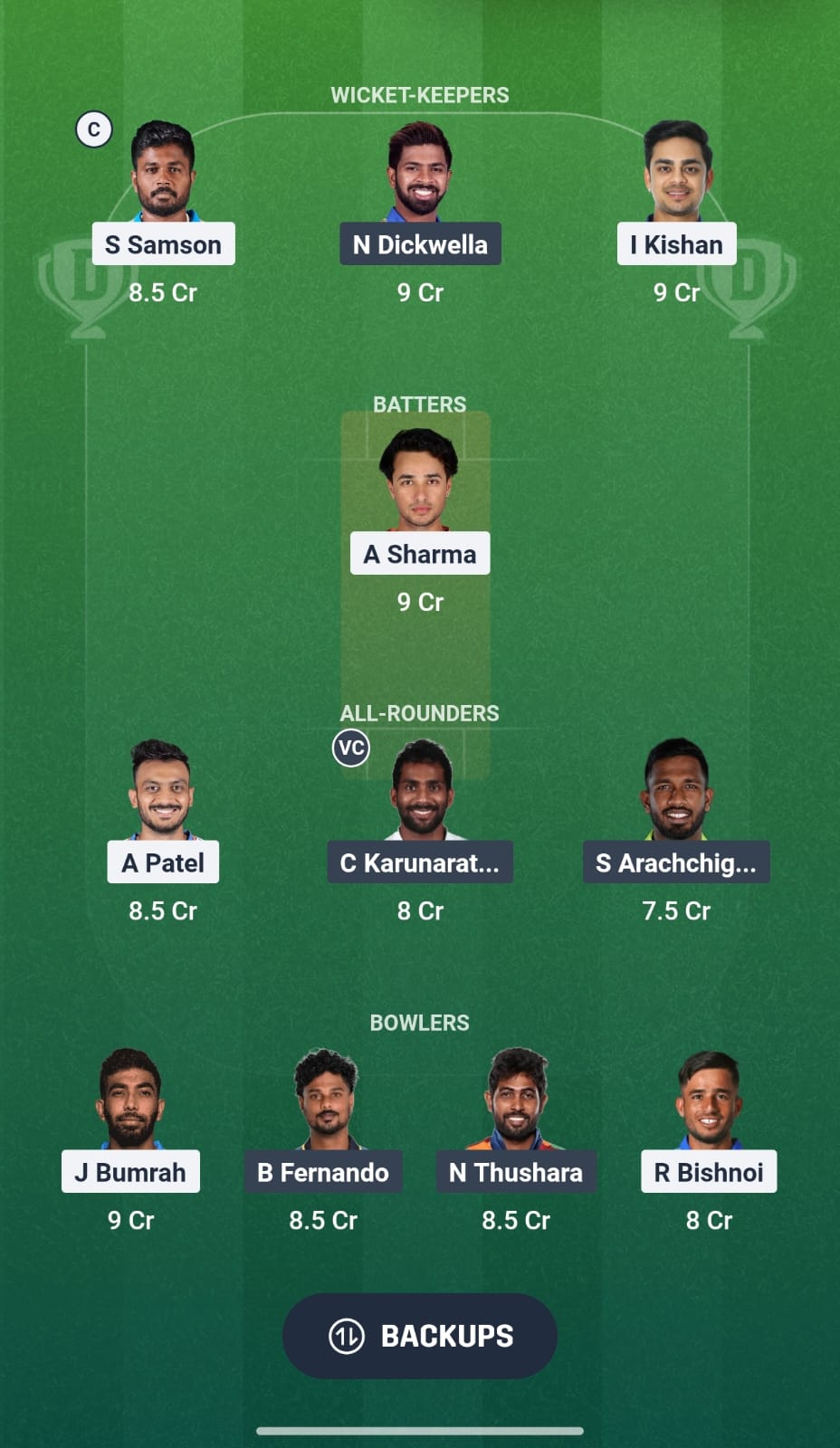 IND Vs SL