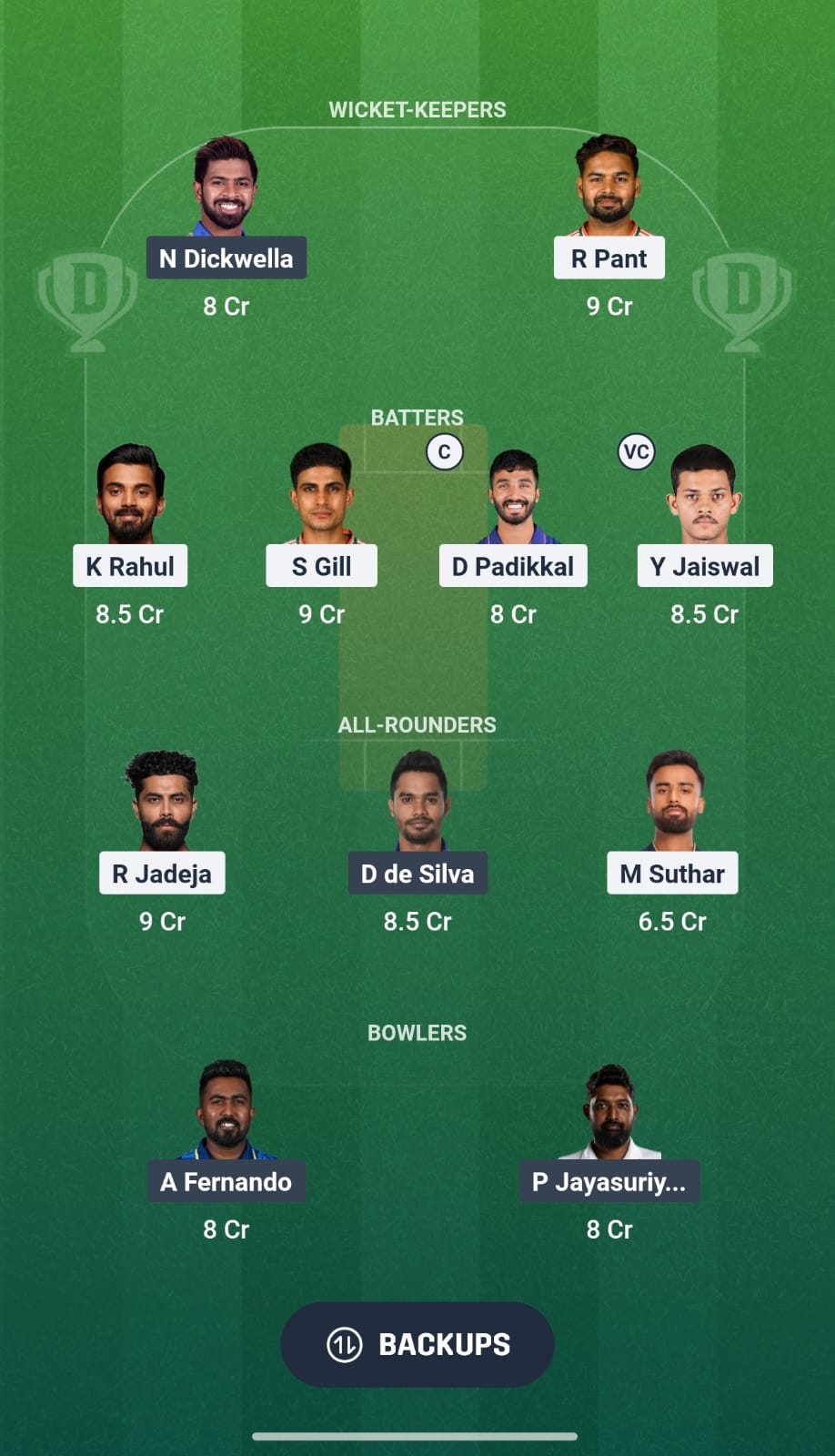 IND Vs SL