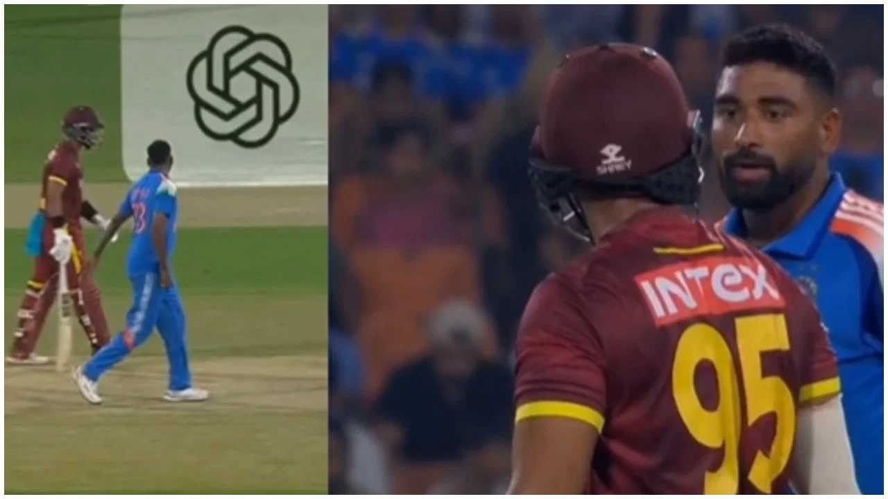 Mohammed Siraj and Amir Jangoo engage in heated exchange in 3rd ODI