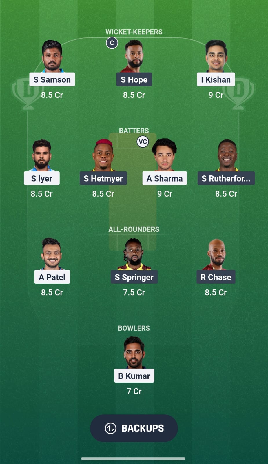 IND Vs WI