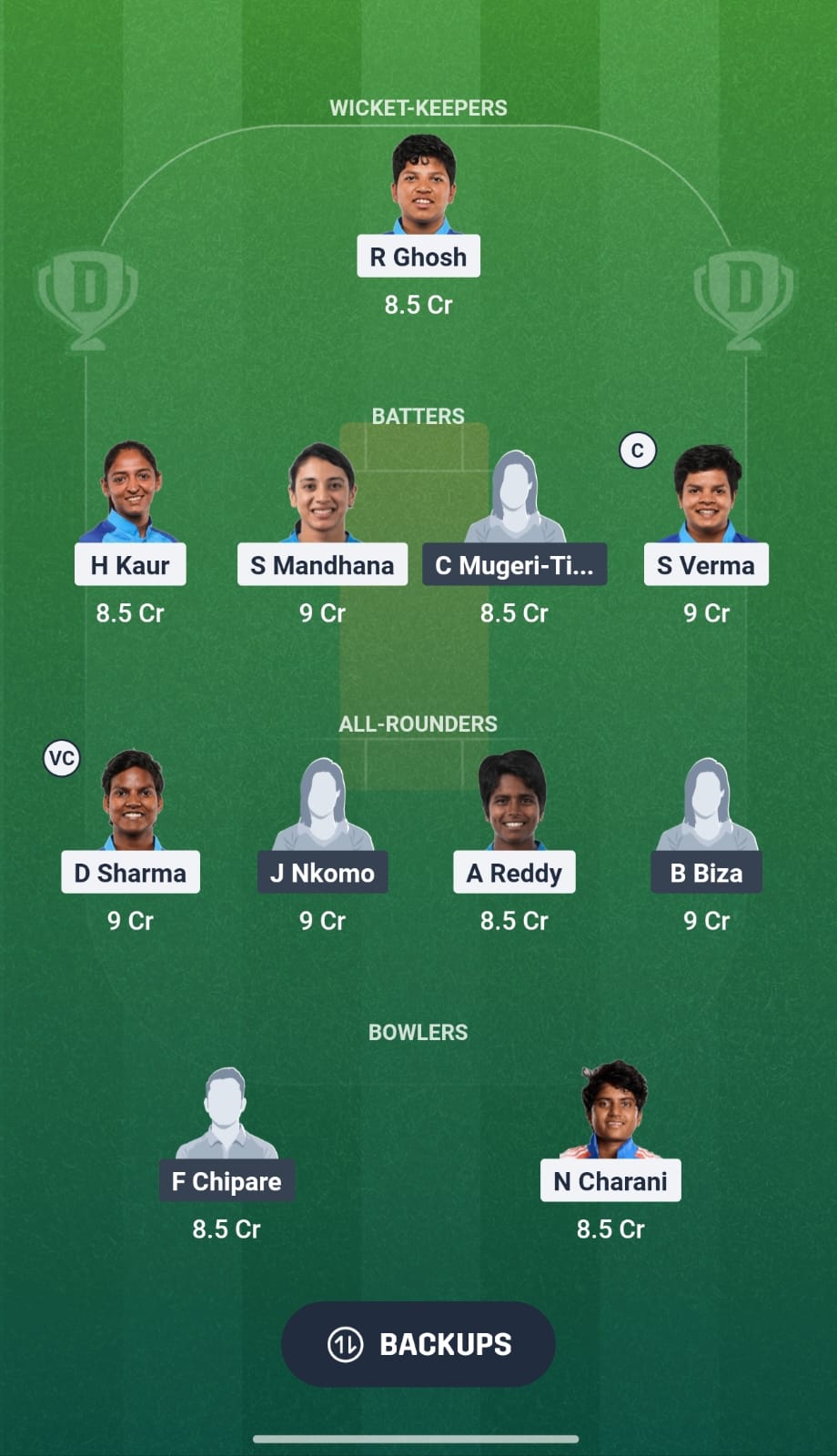 IND Vs ZIM