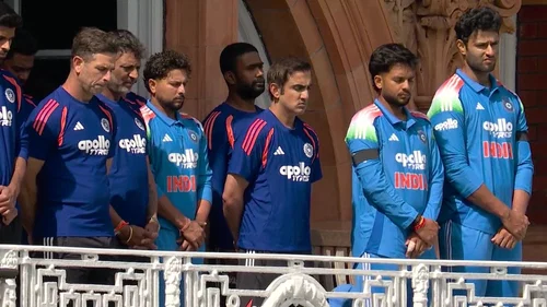 India England Black Armbands At Lords