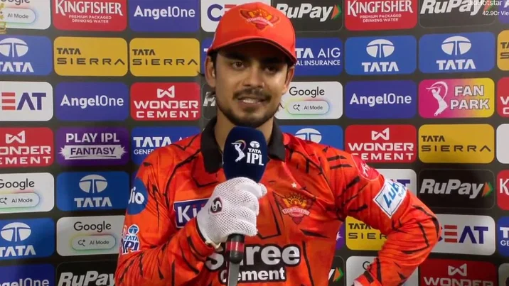 SRH captain Ishan Kishan Post Match