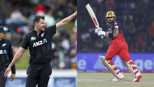 Jacob Duffy And Virat Kohli