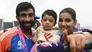 Jasprit Bumrah With His Wife And Son