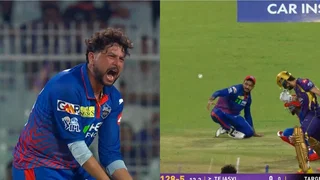 Kuldeep Yadav Left Furious As Abishek Porel Misses Sitter During Hat Trick Chance In IPL 2026