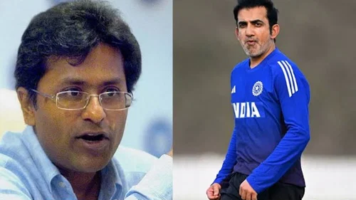 Lalit Modi Comes Forward To Support His Friend Gautam Gambhir